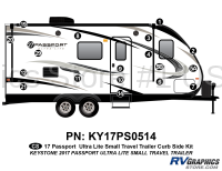 19 Piece 2017 Passport Grand Touring Small TT Curbside Graphics Kit
