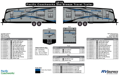 Pacific Coachworks - Sea Breeze - 2018 Sea Breeze Hauler Travel Trailer
