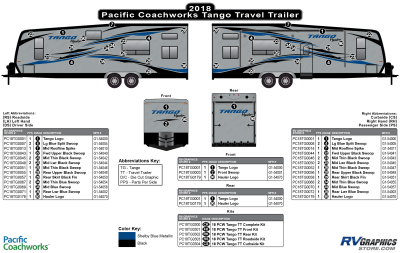 Pacific Coachworks - Tango - 2018 Tango  Hauler Travel Trailer