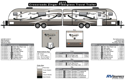 Crossroads RV - Zinger - 2013-2014 Zinger Fiberglass Sided Travel Trailer