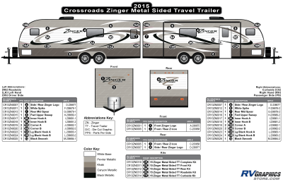 Crossroads RV - Zinger - 2013-2014 Zinger Metal Sided Travel Trailer
