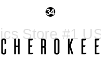 Side / Rear Cherokee Logo