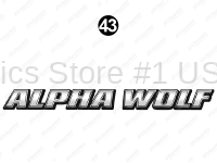 Front Alpha Wolf Logo