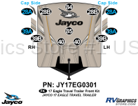 12 Piece 2017 Jayco Eagle TT Front Graphics Kit