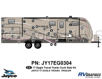 33 Piece 2017 Jayco Eagle TT Curbside Graphics Kit