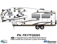 23 Piece 2017 Flagstaff Classic Fifth Wheel Roadside Graphics Kit