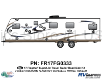 14 Piece 2017 Flagstaff SuperLite Travel Trailer Roadside Graphics Kit