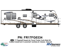 14 Piece 2017 Flagstaff SuperLite Travel Trailer Curbside Graphics Kit
