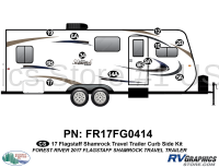 12 Piece 2017 Flagstaff Shamrock Travel Trailer Curbside Graphics Kit