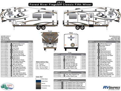 Forest River - Flagstaff - 2017 Flagstaff Classic Fifth Wheel
