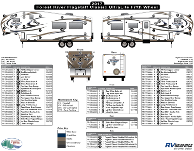 Forest River - Flagstaff - 2017 Flagstaff Classic UltraLite Fifth Wheel