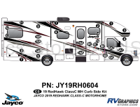 27 Piece 2019 Redhawk Motorhome Curbside Graphics Kit