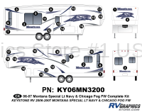 2007 Montana FW Complete  Kit Custom Lt Navy-Medium Gray