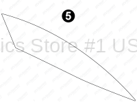 Cap Upper White Wedge RH