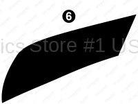 Cap Upper Black Wedge LH