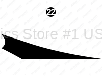 Mid Skirt Black Wedge