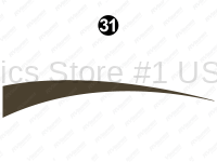 Rear Upper Brown Swoop