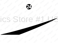 Mid Skirt Black Spike