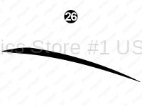 Rear Upper Black Sweep