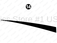 Fwd Upper Black Spike C/S (Curbside-Doorside-Passenger Side)