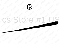Rear Lwr Black Spike R/S (Roadside-Driver Side)