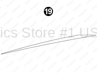 Mid White Spike C/S (Curbside-Doorside-Passenger Side)