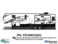 25 Piece 2019 Wildcat FW Roadside Graphics Kit