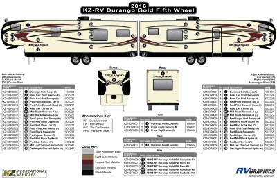 KZ RV - Durango - 2016 Durango Gold Fifth Wheel