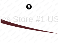 Rear Lwr Red Swoop (H)