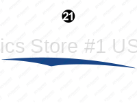 Mid Upper Blue Swoop