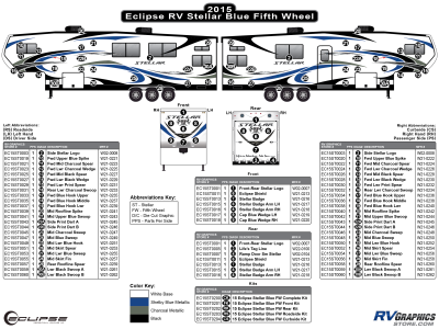 Eclipse - Stellar - 2015 Stellar Fifth Wheel Blue Version