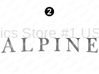 Front Domed Alpine Logo