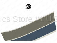 Cap Lwr Center Stripe LH