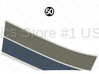 Cap Lwr Center Stripe RH