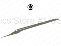 Mid Sm Pewter Split Blade