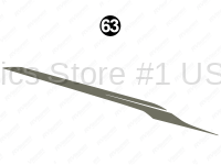 Mid Sm Pewter Split Blade