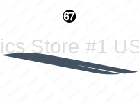 Mid Blue Split Wedge