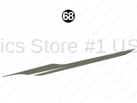 Mid Lg Pewter Split Blade