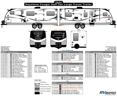 Keystone RV - Cougar - 2020 Cougar Travel Trailer Long
