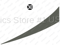 Rear Mid Charcoal Spike