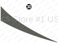 Rear Mid Charcoal Spike