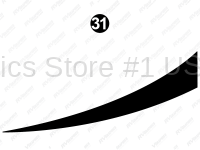 Rear Mid Black Spike