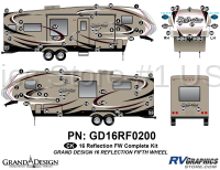 80 Piece 2016 Reflection FW Complete Graphics Kit