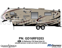 30 Piece 2016 Reflection FW Roadhouse Graphics Kit