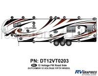 26 Piece 2012 Voltage FW Roadside Graphics Kit
