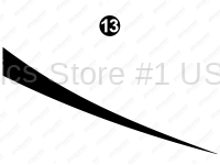 Rear Upper Black Spike