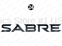 Side-Rear Sabre Logo