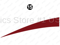 Rear Lwr Red Swoop (O)