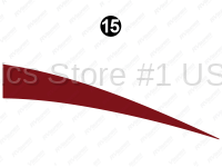 Rear Lwr Red Swoop (O)