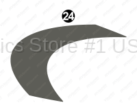 Mid Lg Gray Hook (X)